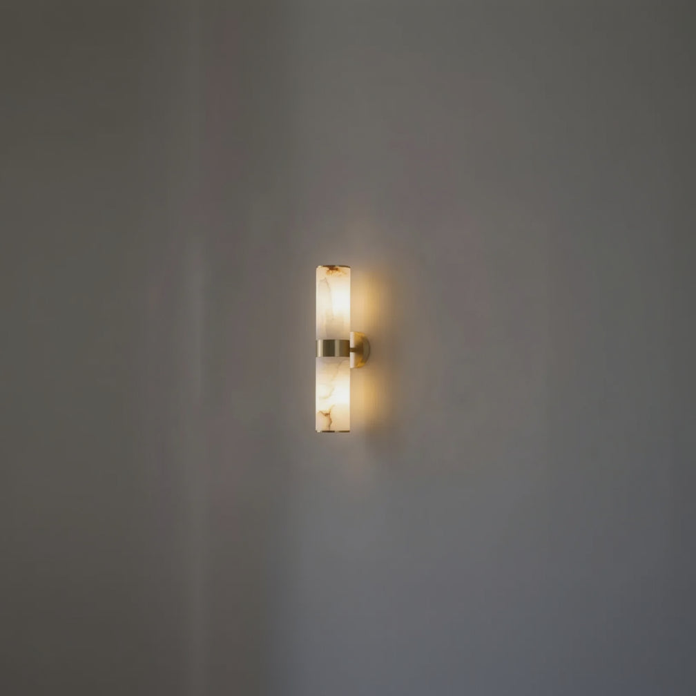 Luxuriöse Wandleuchte aus Alabaster-Marmor