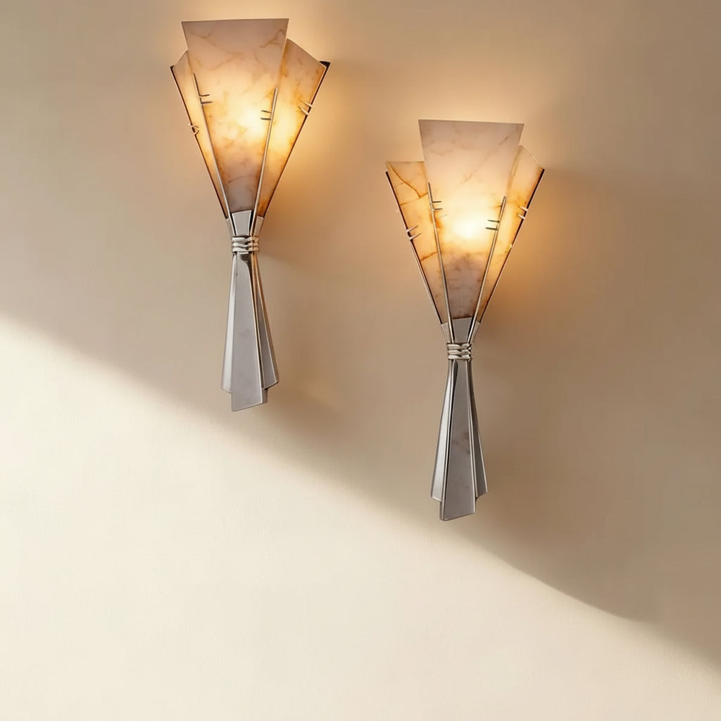 Designer Marmor Wandlampe