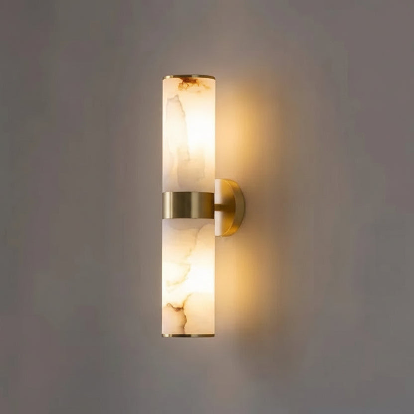 Luxuriöse Wandleuchte aus Alabaster-Marmor