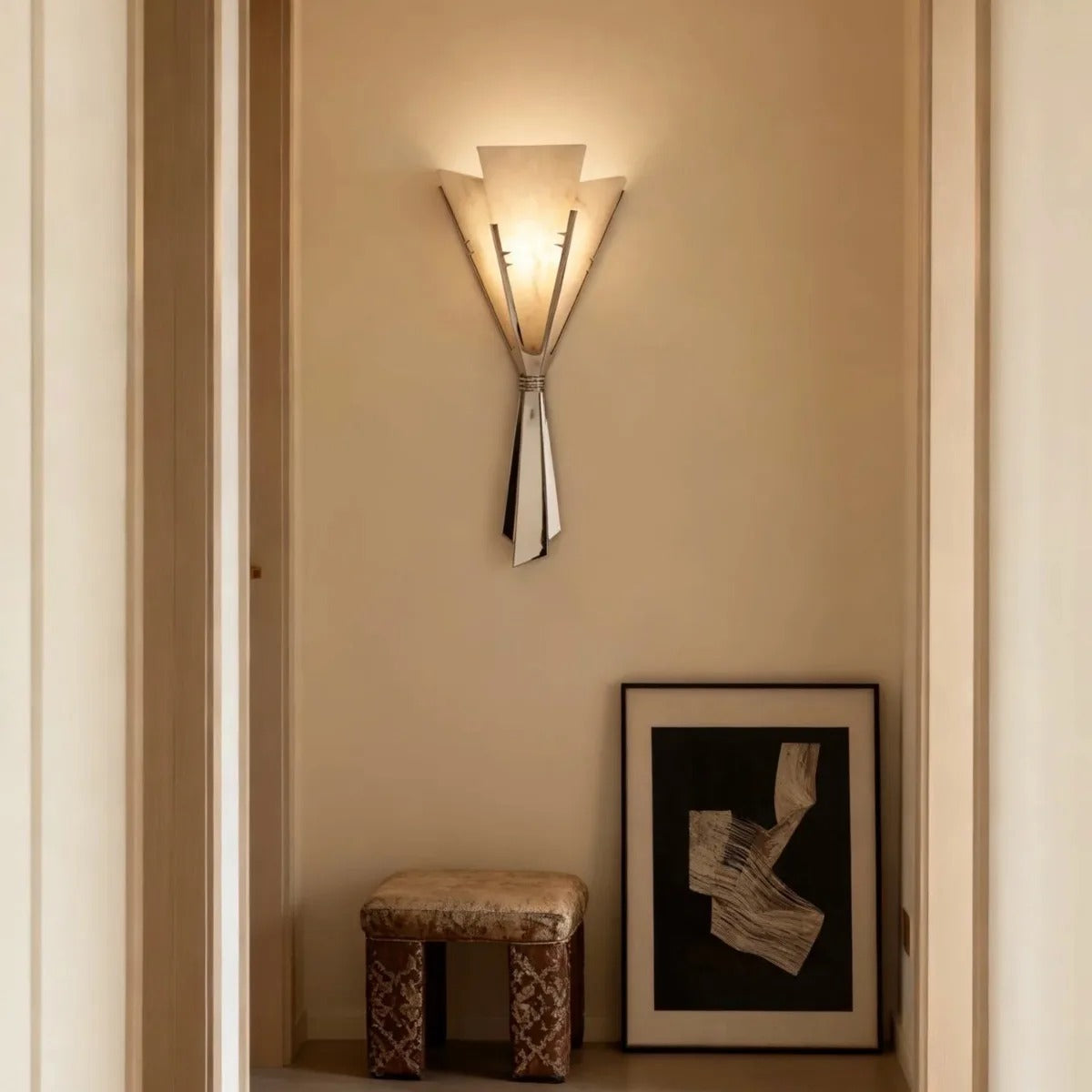 Designer Marmor Wandlampe