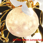 Luxuriöse Ginkgo Blatt Deckenlampe