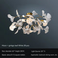 Luxuriöse Ginkgo Blatt Deckenlampe